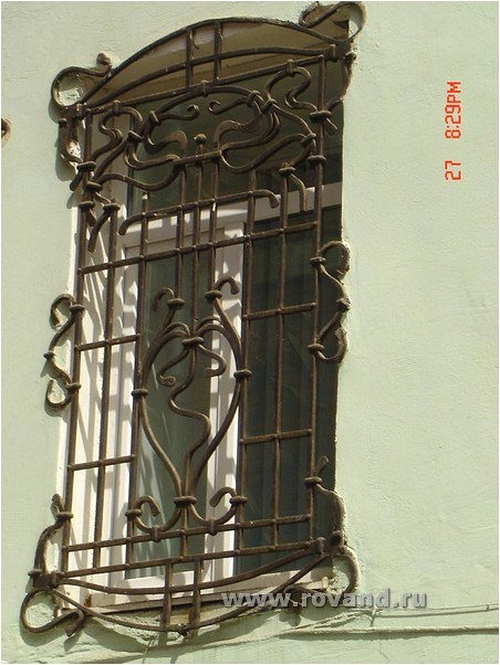 Кованые решетки на окна № 80