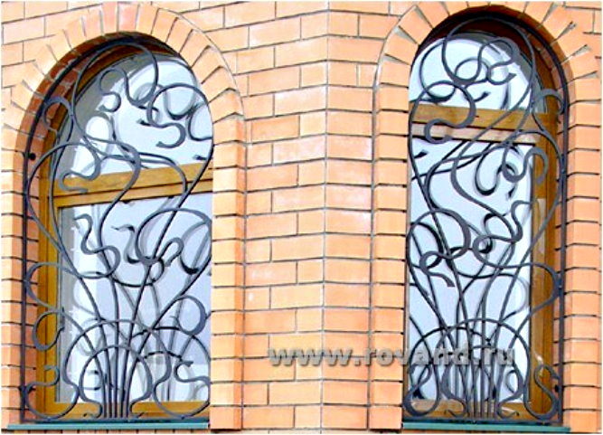 Решетки на окна модерн № 51