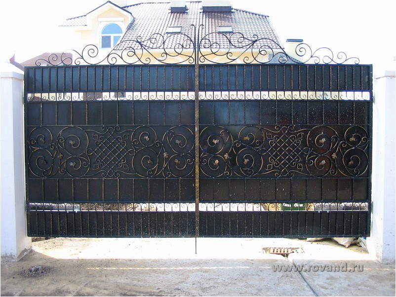 Кованые ворота №10